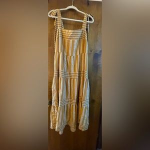 Anthropologie cotton dress with pockets